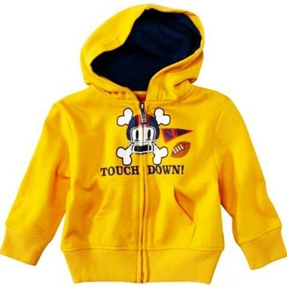 Paul Frank Boys Baby Hoodie Yellow 24 months - Picture 1 of 1